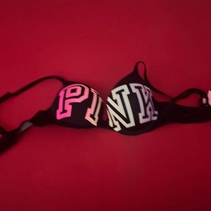 Pink Victoria’s Secret bra